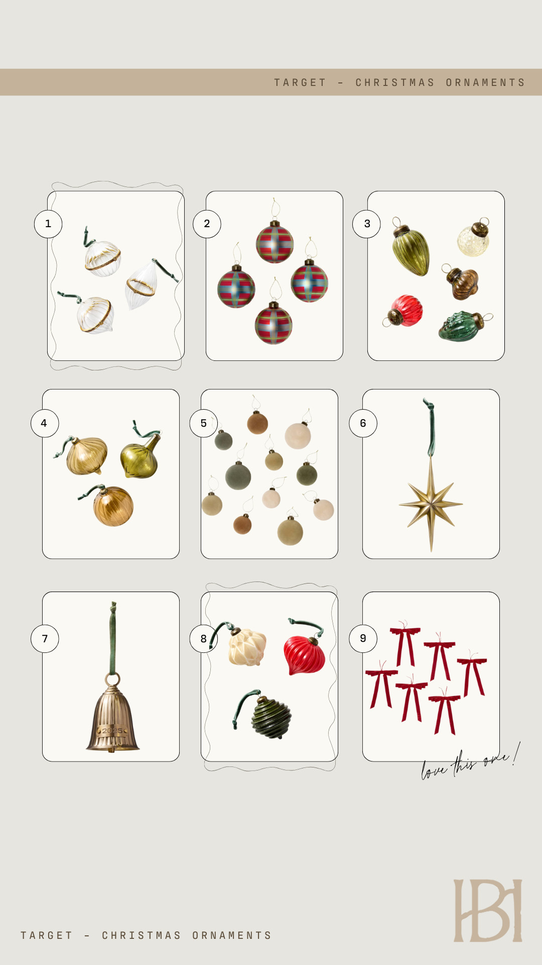 Target christmas ornaments, target holiday decor 2025, vintage inspired ornaments, velvet ornaments target, plaid christmas ornaments, gold star tree topper target, metallic christmas ornaments, red and green christmas decor, target christmas bells, modern holiday decorations 

 #LTKHoliday #LTKSeasonal #LTKHome