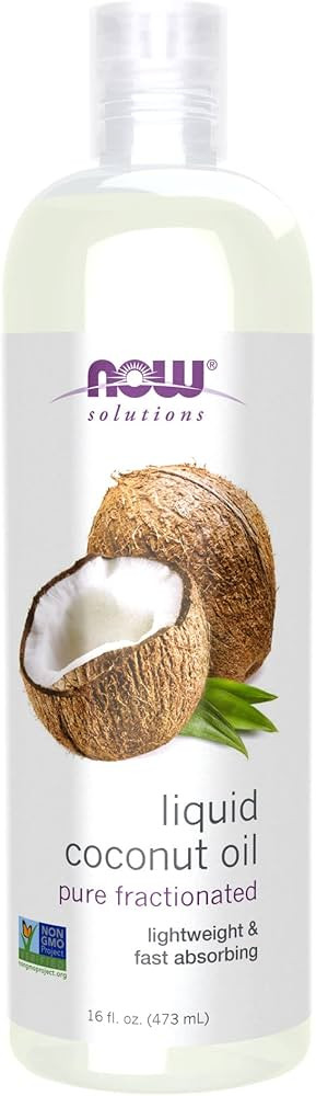 NOW Solutions, Liquid Coconut Oil, Light and Nourishing, Promotes Healthy-Looking Skin and Hair, ... | Amazon (US)