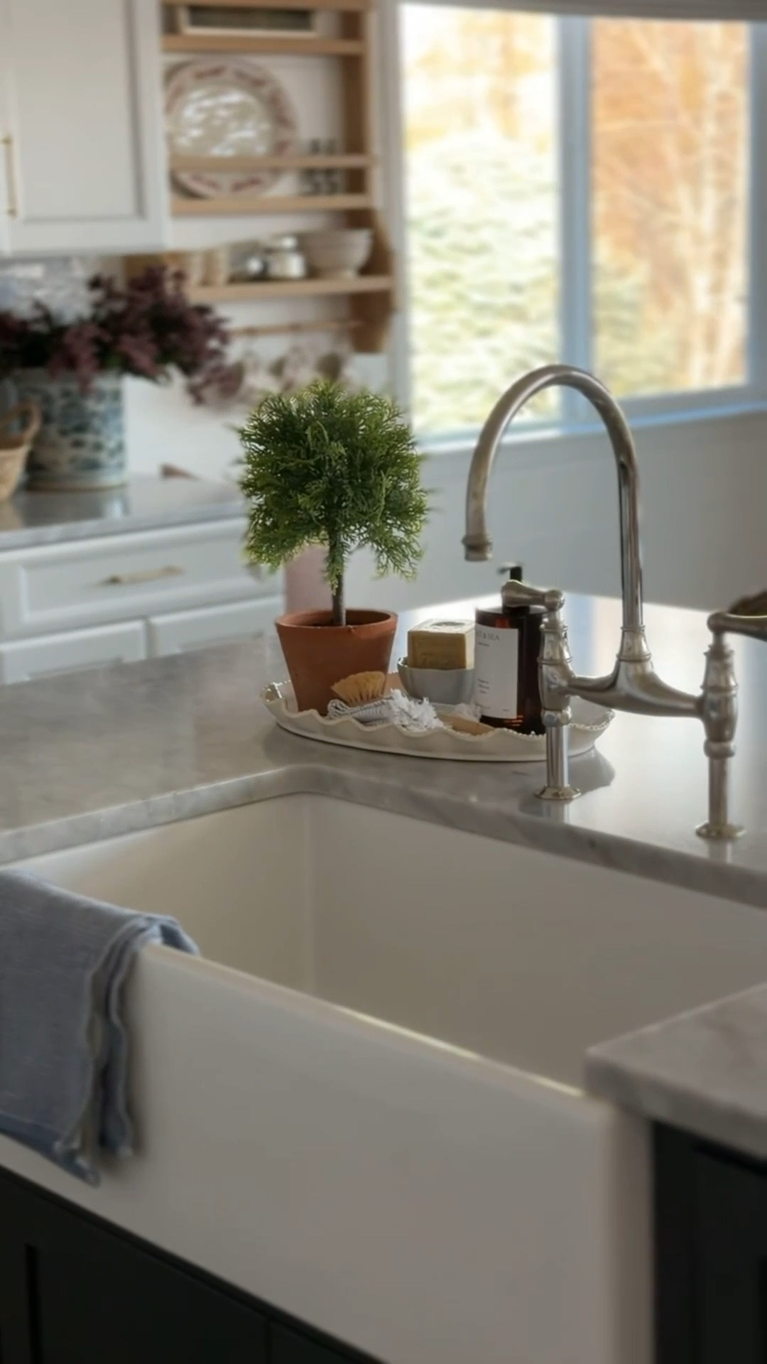 So many of you loved my faux topiary when I shared my sink station a few months ago! This exact one is sole out, but I found two beautiful options for the spring and summer! 

#LTKHome