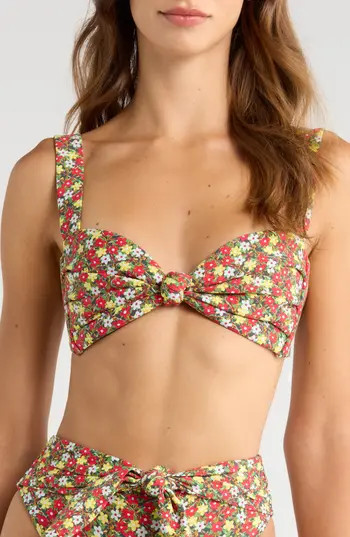 MONTCE Sienna Floral Hayden Bikini Top at Nordstrom Rack, Size Large | Nordstrom Rack
