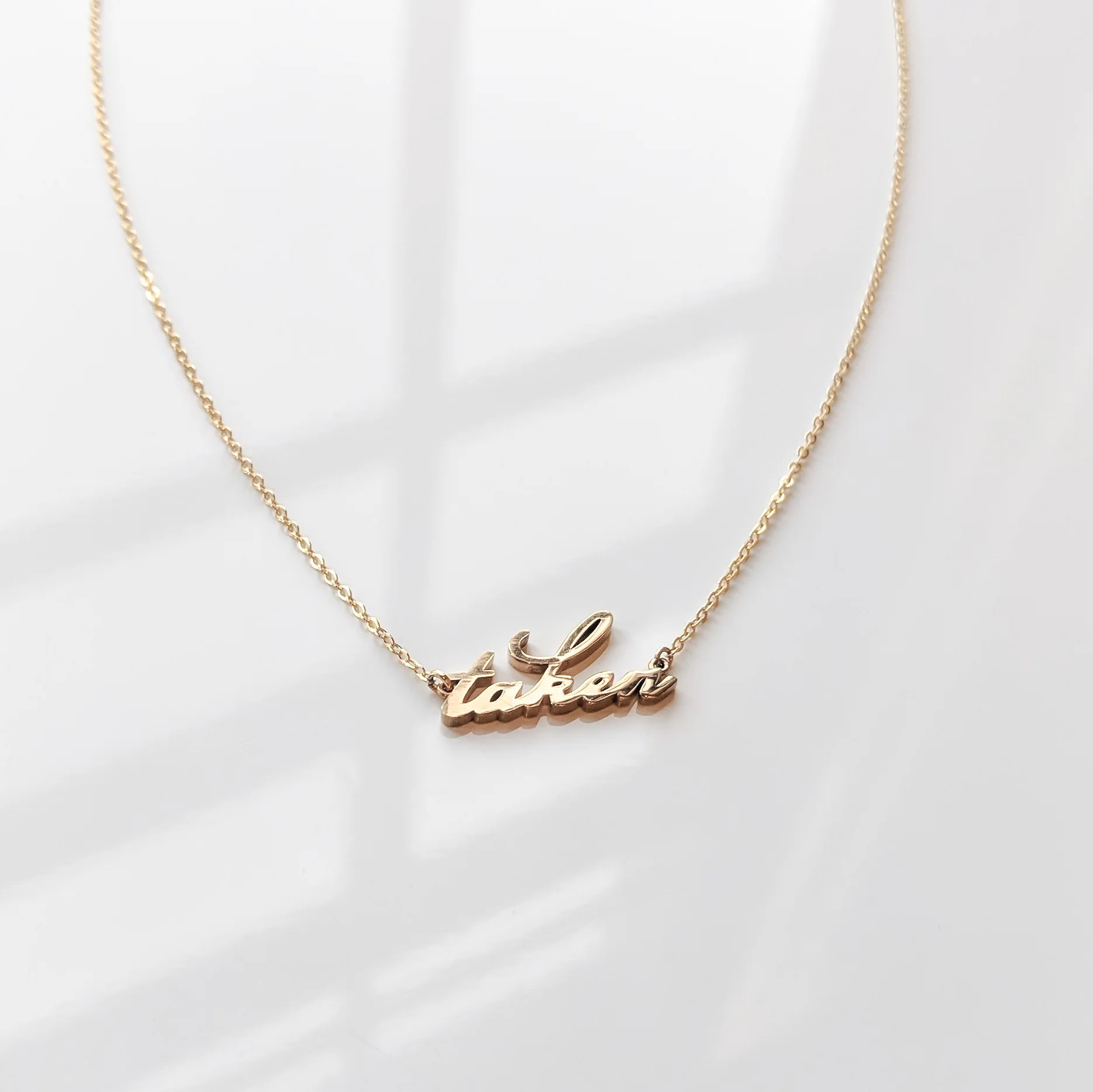 Taken Script Necklace | Thatch