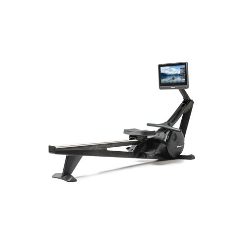 Hydrow Wave Rowing Machine with Immersive 16'' HD Touchscreen - Live Home Workouts Membership (Sold Separately), Electromagnetic Drag Technology, 375 lb Weight Capacity, Pirate Black (MNRW02A) | Amazon (US)