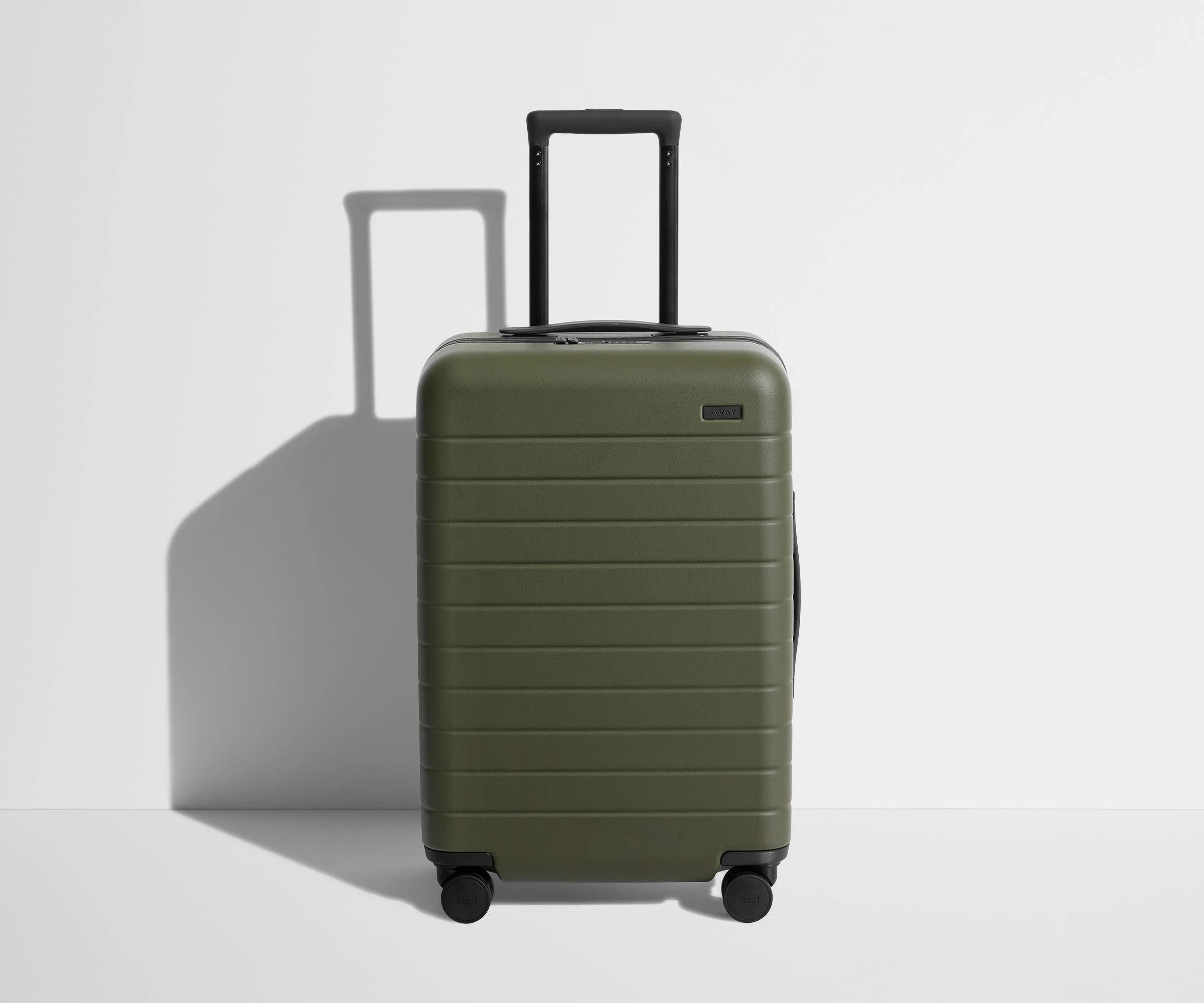 Shop The Bigger Carry-On suitcase in Olive Green | Away | Away