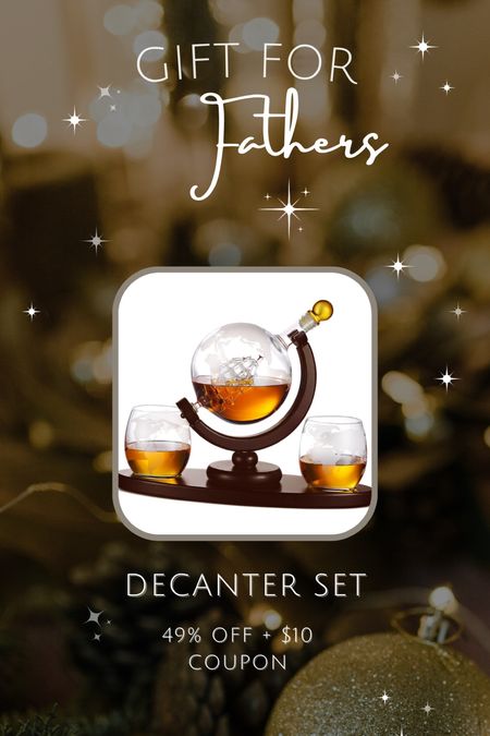 This decanter set is the perfect gift for Father’s or fathers-in-law!

Amazon, Amazon find, Black Friday 

#LTKsalealert #LTKfindsunder50 #LTKGiftGuide
