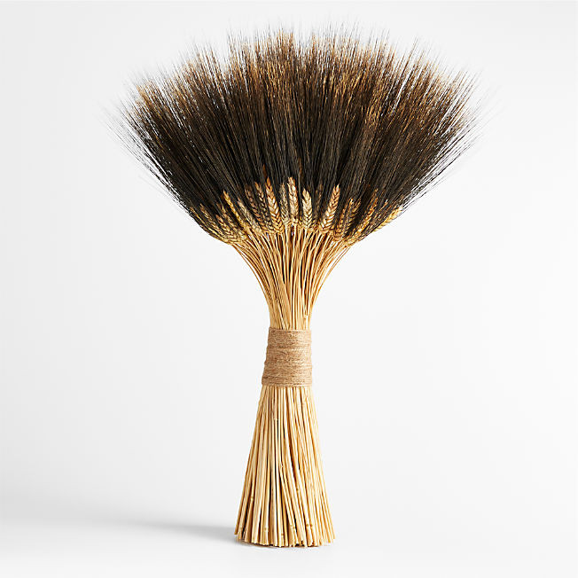 Decorative Dried Wheat Bundle 28" + Reviews | Crate & Barrel | Crate & Barrel