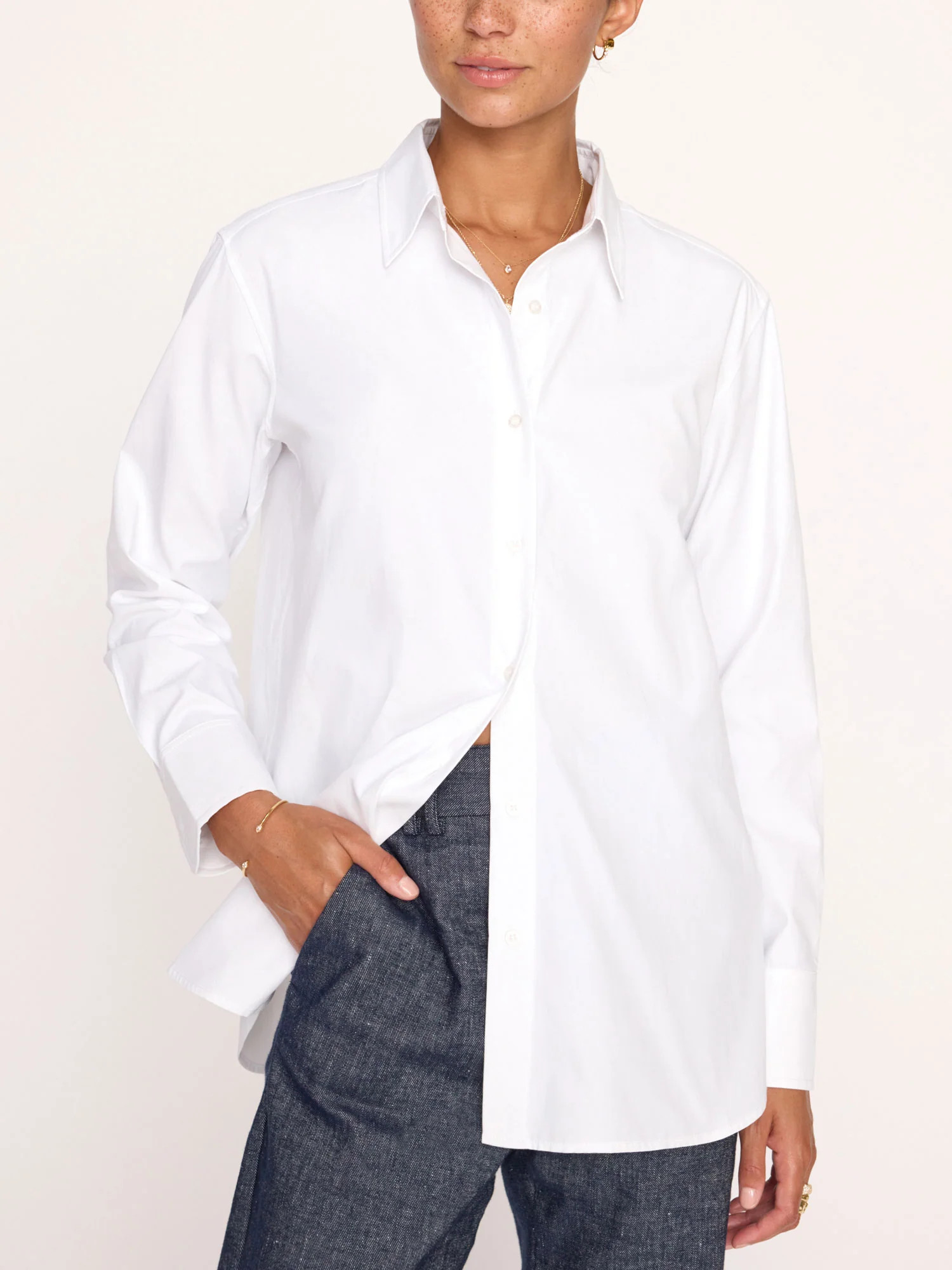 Women's Lark Shirt in Salt White | Brochu Walker | Brochu Walker