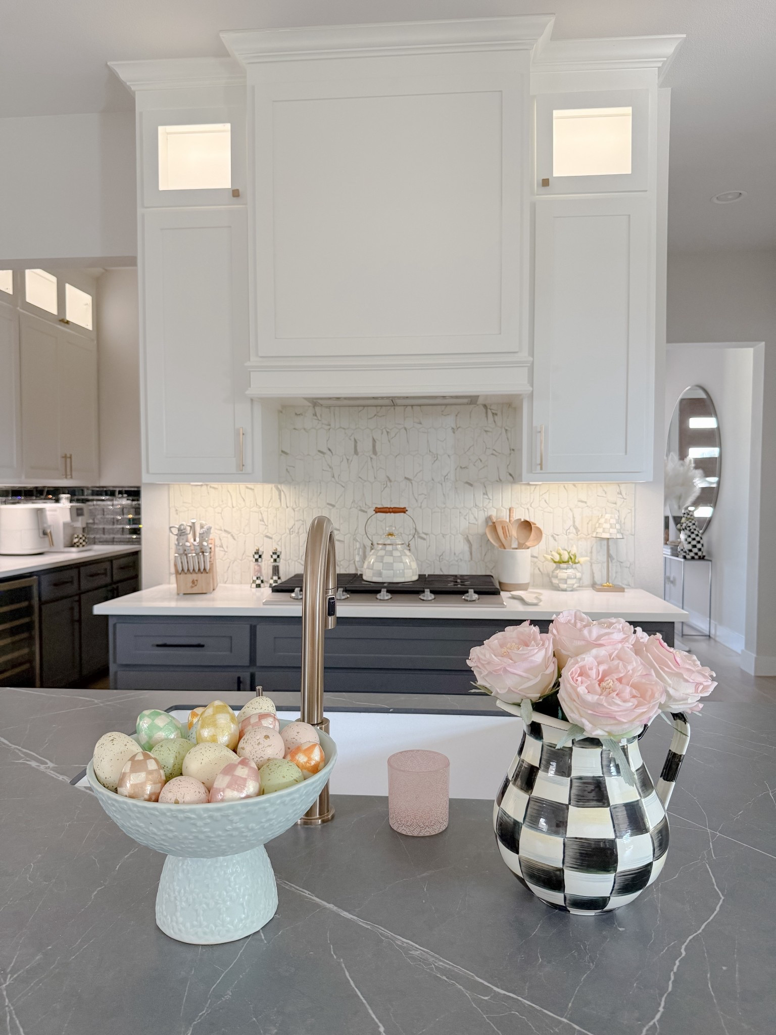 kitchen refresh for spring! 🌸🍃🤍 
MacKenzie Child’s rewards members shop 20% off!  

#LTKHome #LTKSaleAlert #LTKSeasonal