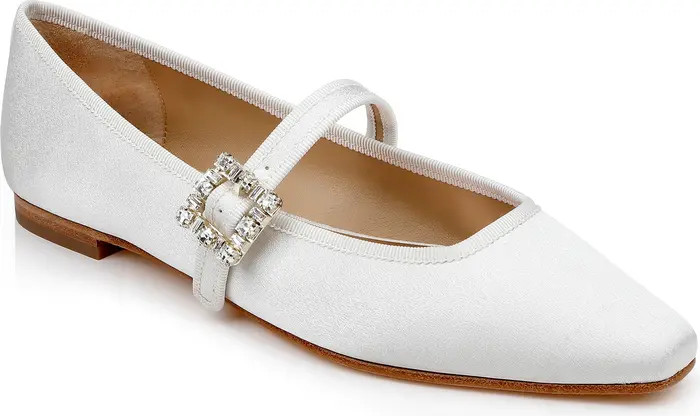 Badgley Mischka Collection Brystol Mary Jane Flat (Women) | Nordstrom | Nordstrom