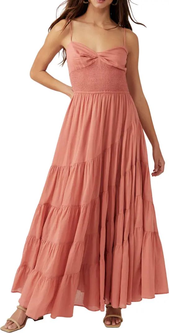 Sundrenched Smocked Waist Tiered Cotton Maxi Dress | Nordstrom