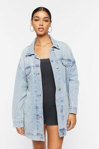 Longline Denim Jacket | Forever 21 | Forever 21 (US)