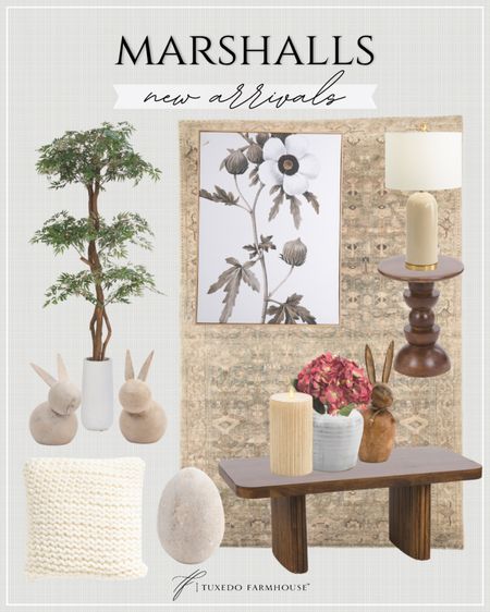 Marshalls - New Arrivals 

The fresh finds at Marshalls this week are particularly great this week!  I just love these little wooden bunnies they’ve added!

Seasonal, home decor, benches, accent tables, pillows, wall art, rugs, faux plants 

#LTKSeasonal #LTKStyleTip #LTKHome