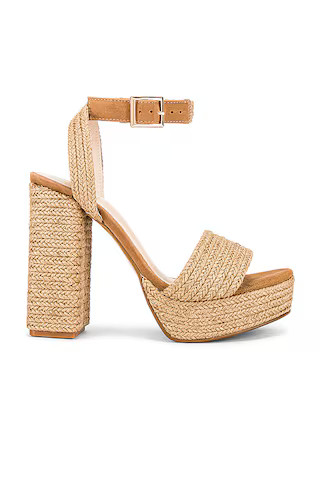 Chunky Platform Sandal in Natural | Revolve Clothing (Global)