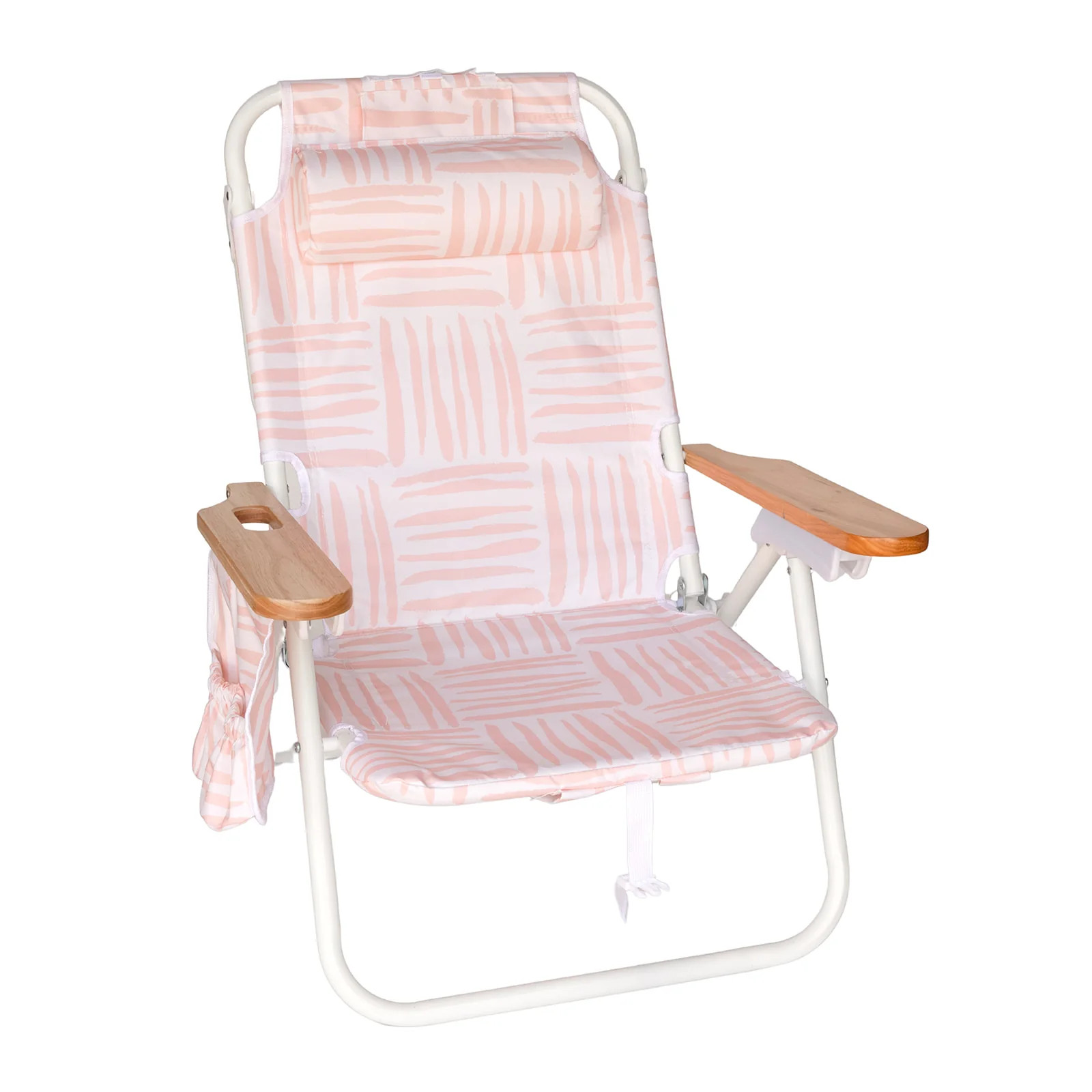 Emma Block Stripe Beach Chair | Gray and Fay