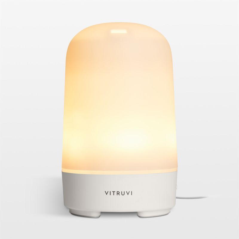 Vitruvi Glow White Essential Oil Diffuser | Crate & Barrel | Crate & Barrel