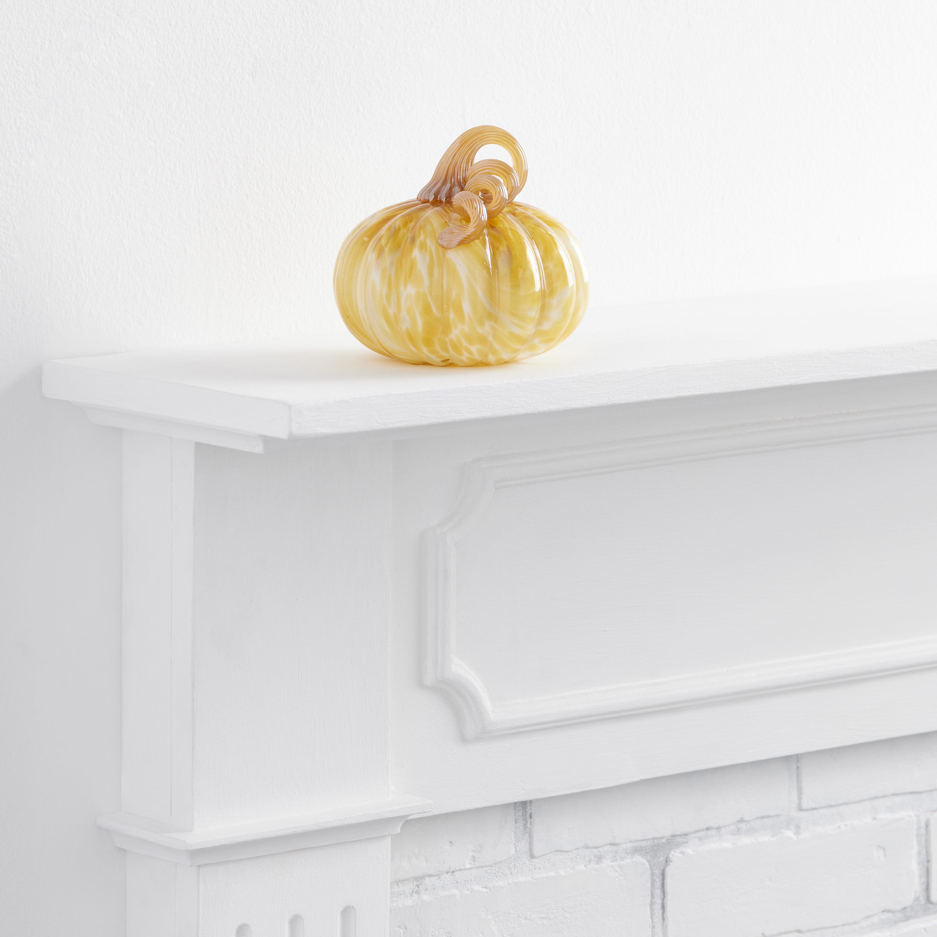 Modern Handblown Glass Pumpkin Decor | World Market