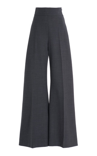 High-Waist Stretch-Wool Wide-Leg Pants | Moda Operandi (Global)
