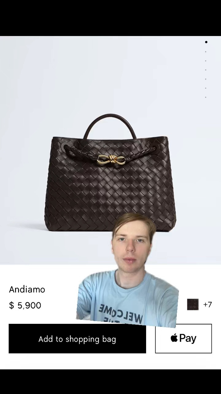 BOTTEGA ANDIAMO MEDIUM FONDANT
