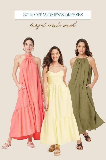 Target circle week deal! Save 30% off women’s dresses. These dresses are great for baby showers, wedding guest dresses, and more!

#LTKfindsunder50 #LTKxTarget #LTKfindsunder100