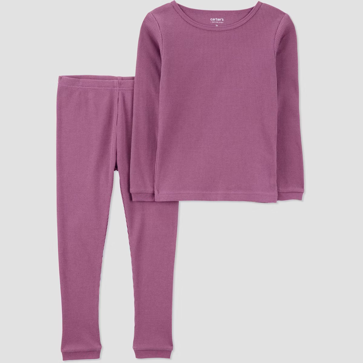 Carter's Just One You® Toddler 2pc Solid Long Sleeve Cotton T-Shirt & Pajama Set | Target