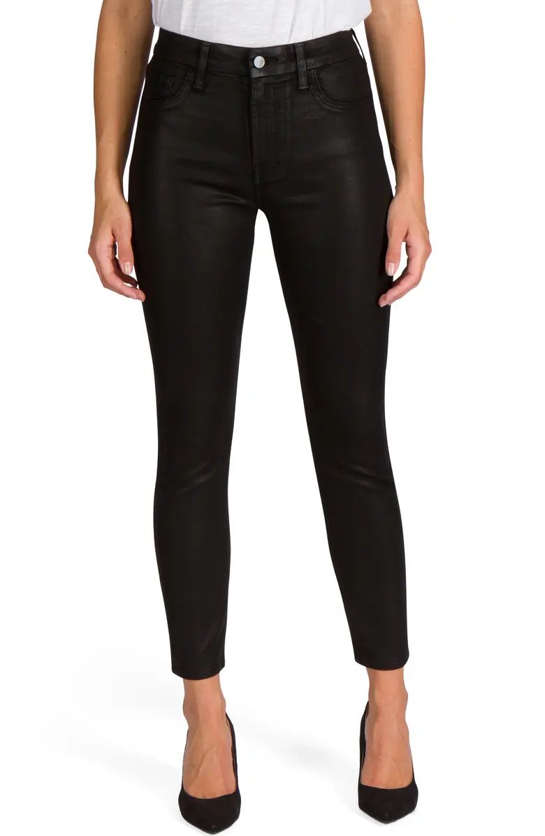 Coated High Waist Ankle Skinny Jeans | Nordstrom