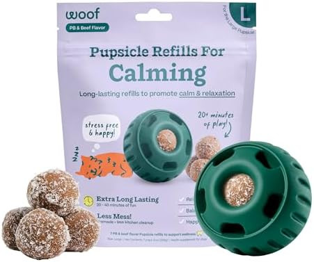 WOOF Pupsicle Calming Starter Kit - Pupsicle and Calming Pops Bundle - Long-Lasting Interactive D... | Amazon (US)