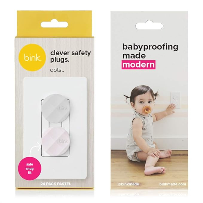 Bink | Award Winning Outlet Safety Plug Covers | x24 Pack (Pastel) | Amazon (US)