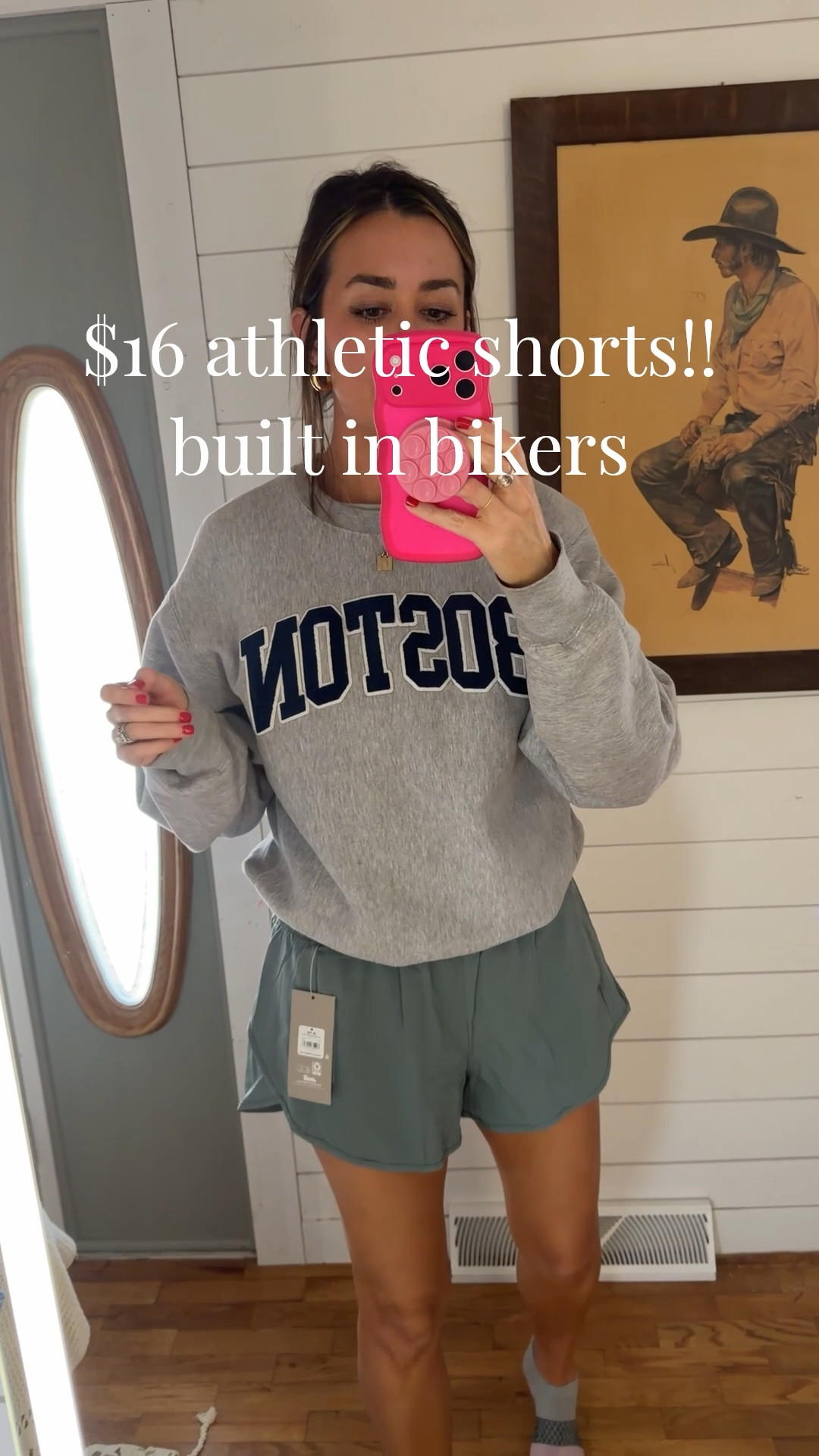 I love the built in biker shorts! I size up to a medium in these but a small in all other athletic shorts. $16 can’t beat that 

#LTKActive #LTKSpringSale #LTKmorningroutine