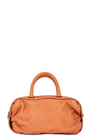 Chanel Caviar Bowling Bag in Orange | FWRD 