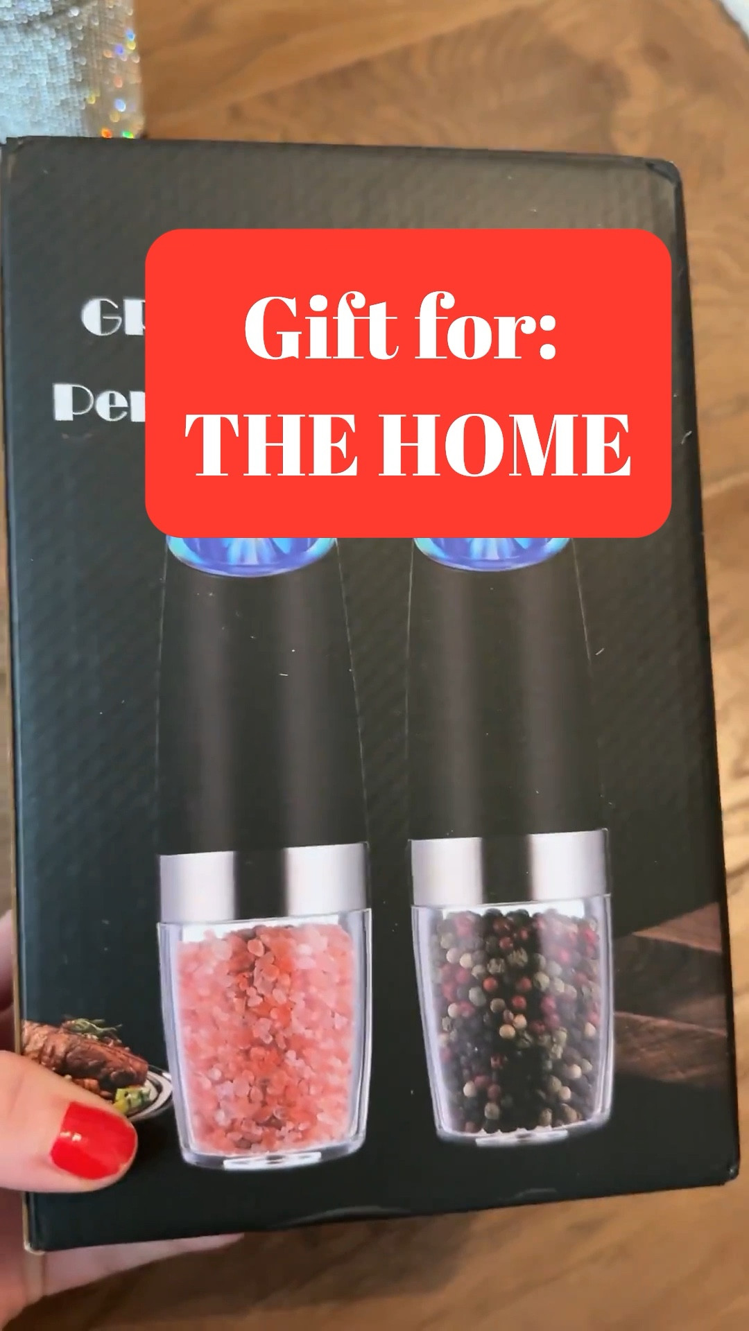 Electric salt and pepper set makes an affordable perfect gift for the home, a housewarming gift, or holiday gift exchange.


Gift guide/ gift for anyone / gift for the home / home gift

#LTKHoliday #LTKGiftGuide #LTKFindsUnder50