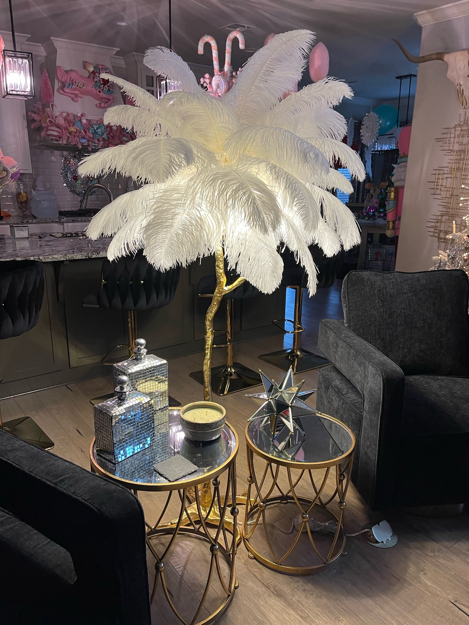 Feather lamp, floor lamp , lighting, living room, bedroom, office, home accents 

#LTKhome