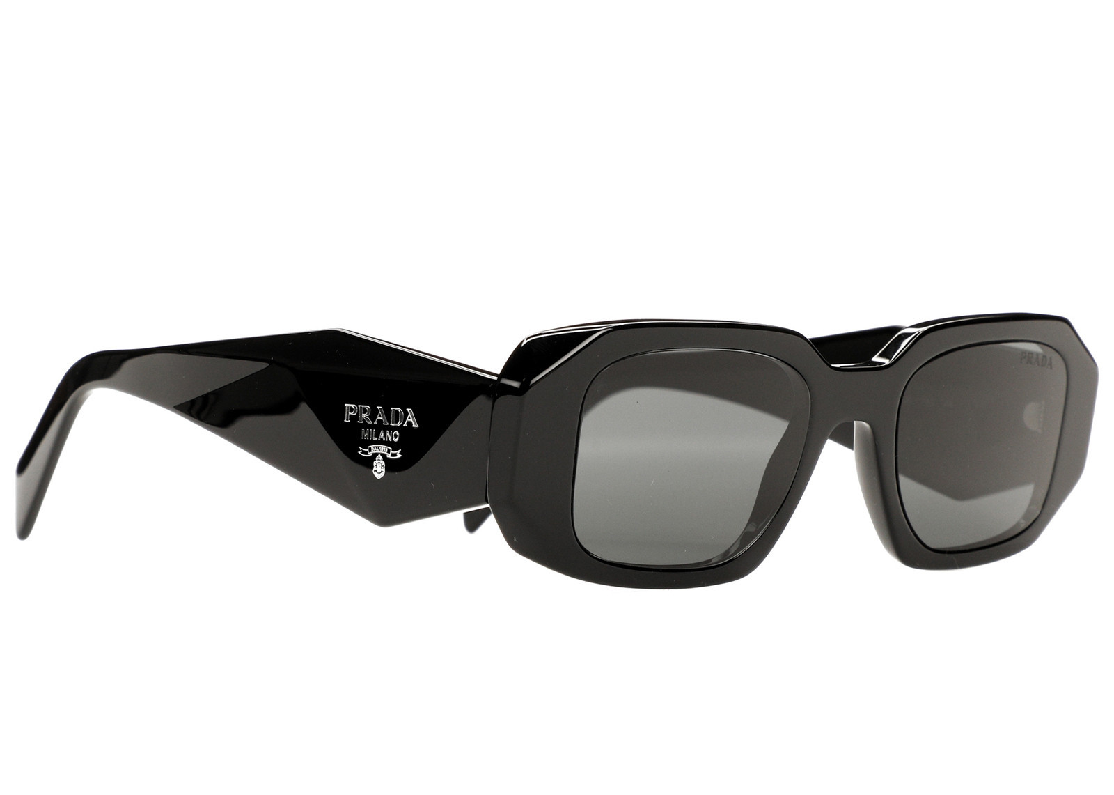 Women's Prada Symbole Sunglasses in Black (Spr17W_E1Ab_F05S0_C_049) | StockX