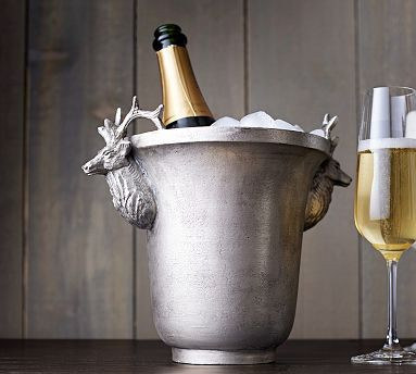 Stag Ice Bucket | Pottery Barn (US)
