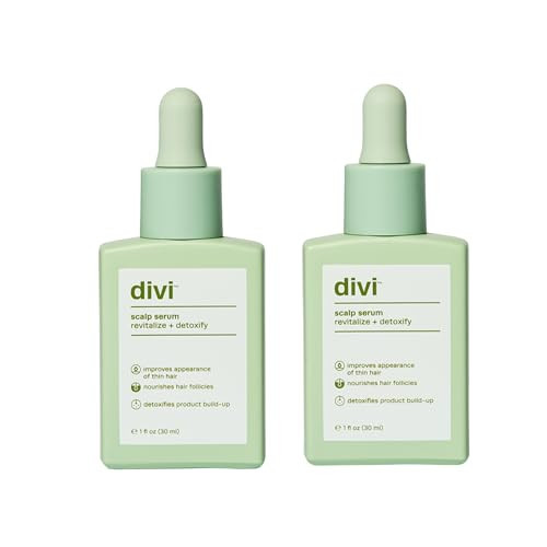 Divi Scalp Serum, Clinically Tested Hair Growth Formula, for Fuller and Thicker Hair - 30ml - 2 Pack | Amazon (US)