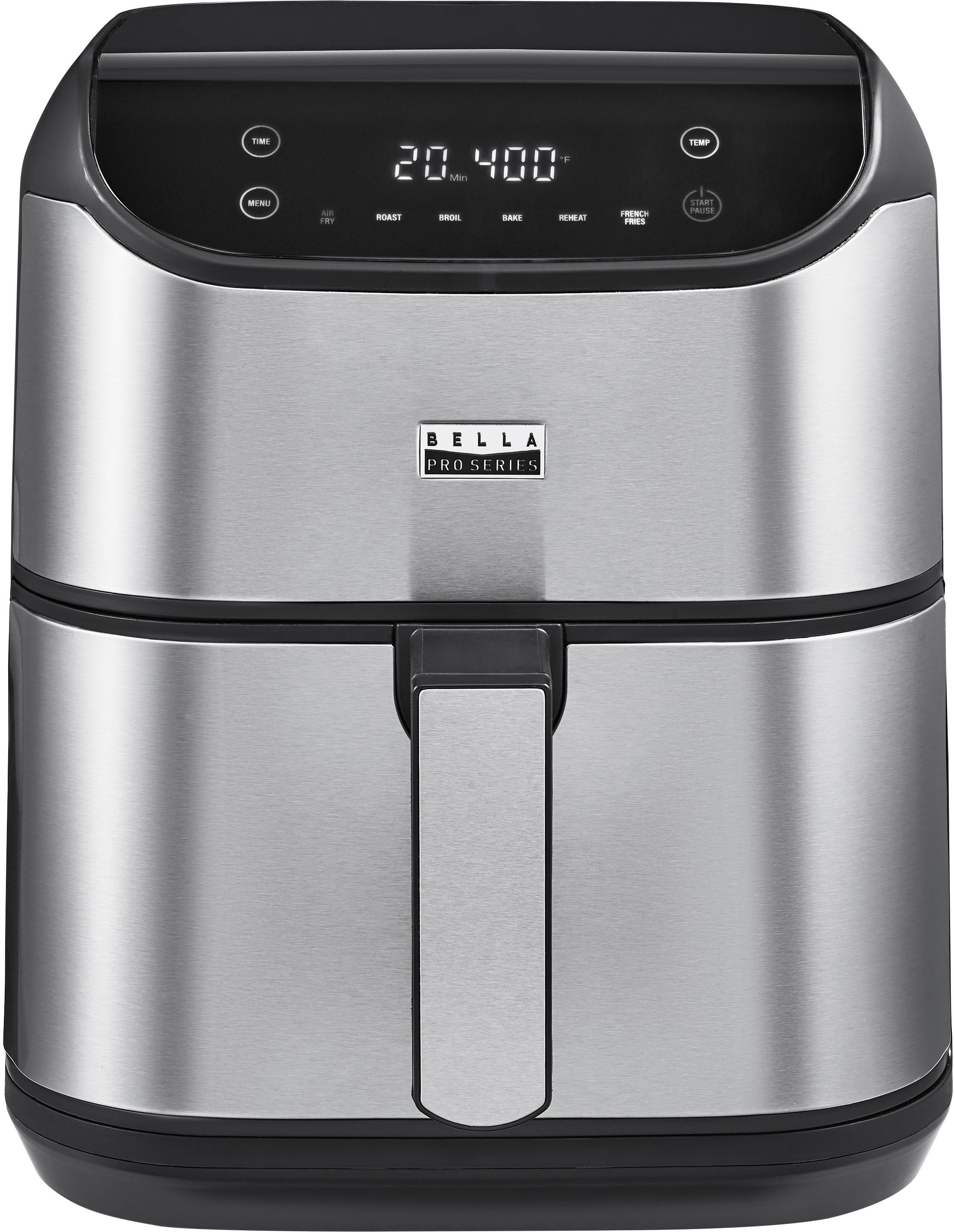 Bella Pro Series 6-qt. Digital Air Fryer with Stainless Finish Stainless Steel 90131 - Best Buy | Best Buy U.S.