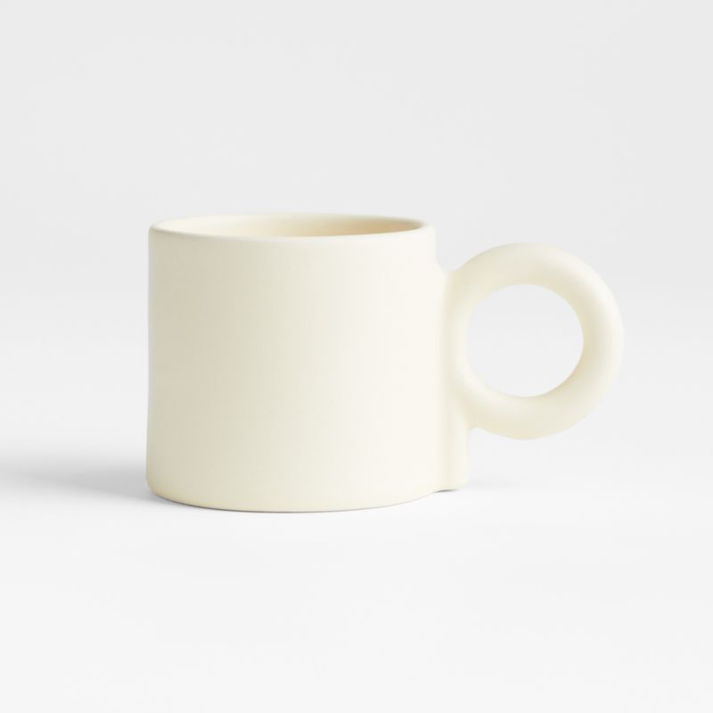 Butter Yellow Stoneware Mug by Molly Baz | Crate & Barrel | Crate & Barrel
