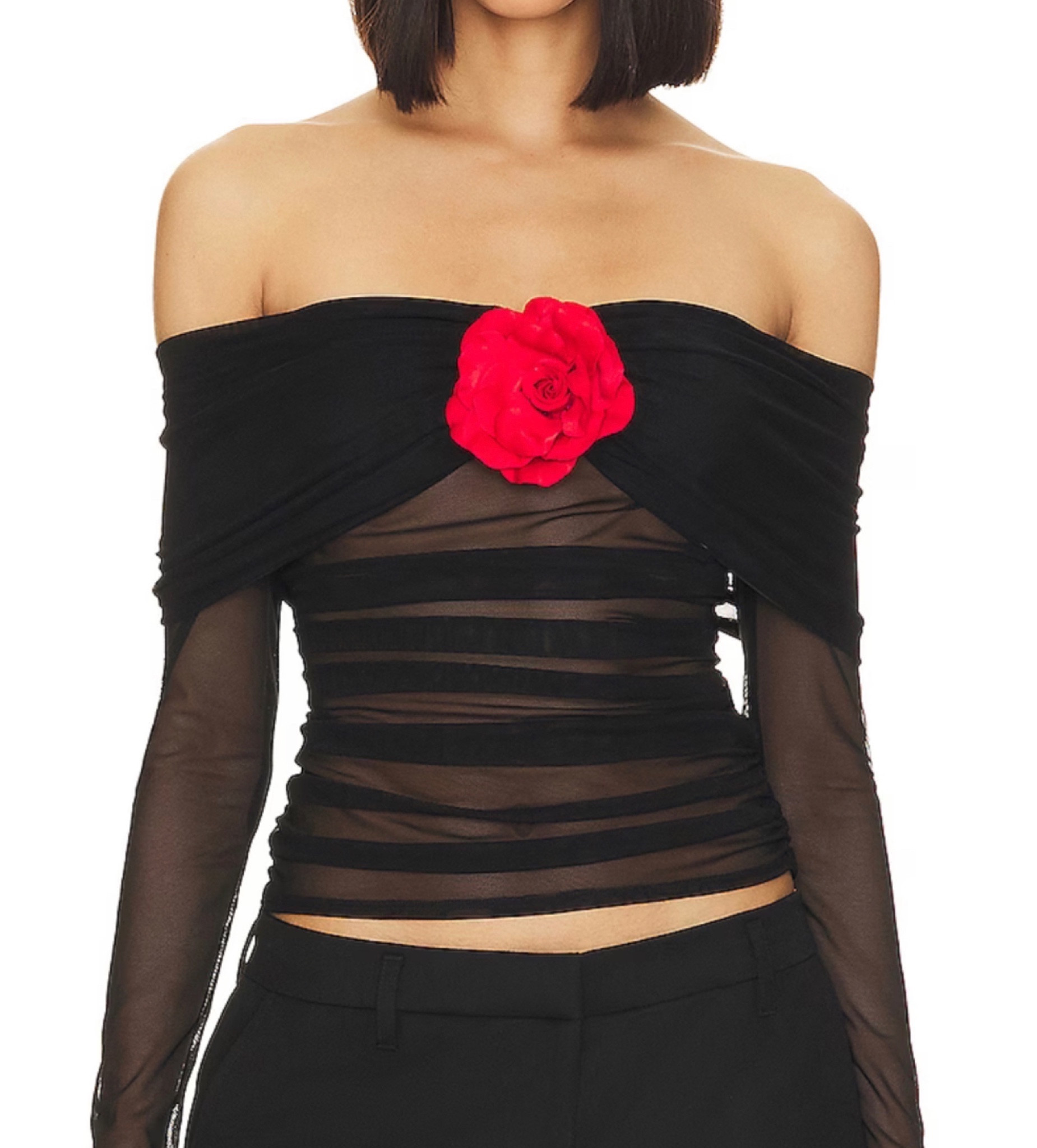 2 Day shipping! Valentine’s Day Bestseller | Romantic Revolve find | X Revolve Nellia Blouse in Black With Red Rose
Amanda Uprichard | #revolve #valentinesday #outfitinspo

#LTKstyletip #LTKparties #LTKMostLoved