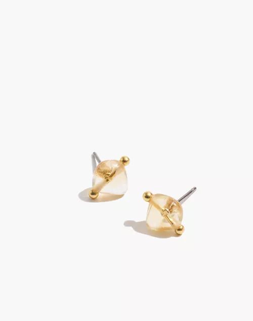 Stone Collection Citrine Stud Earrings | Madewell
