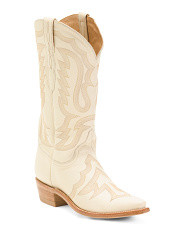 Made In Mexico Leather Sage Vamp Stitch Western Boots | Women's Shoes | Marshalls | Marshalls