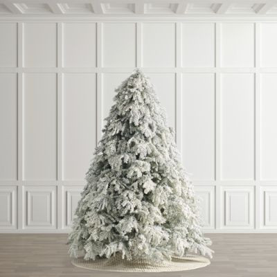 Frosted Canterbury Fir Tree | Frontgate
