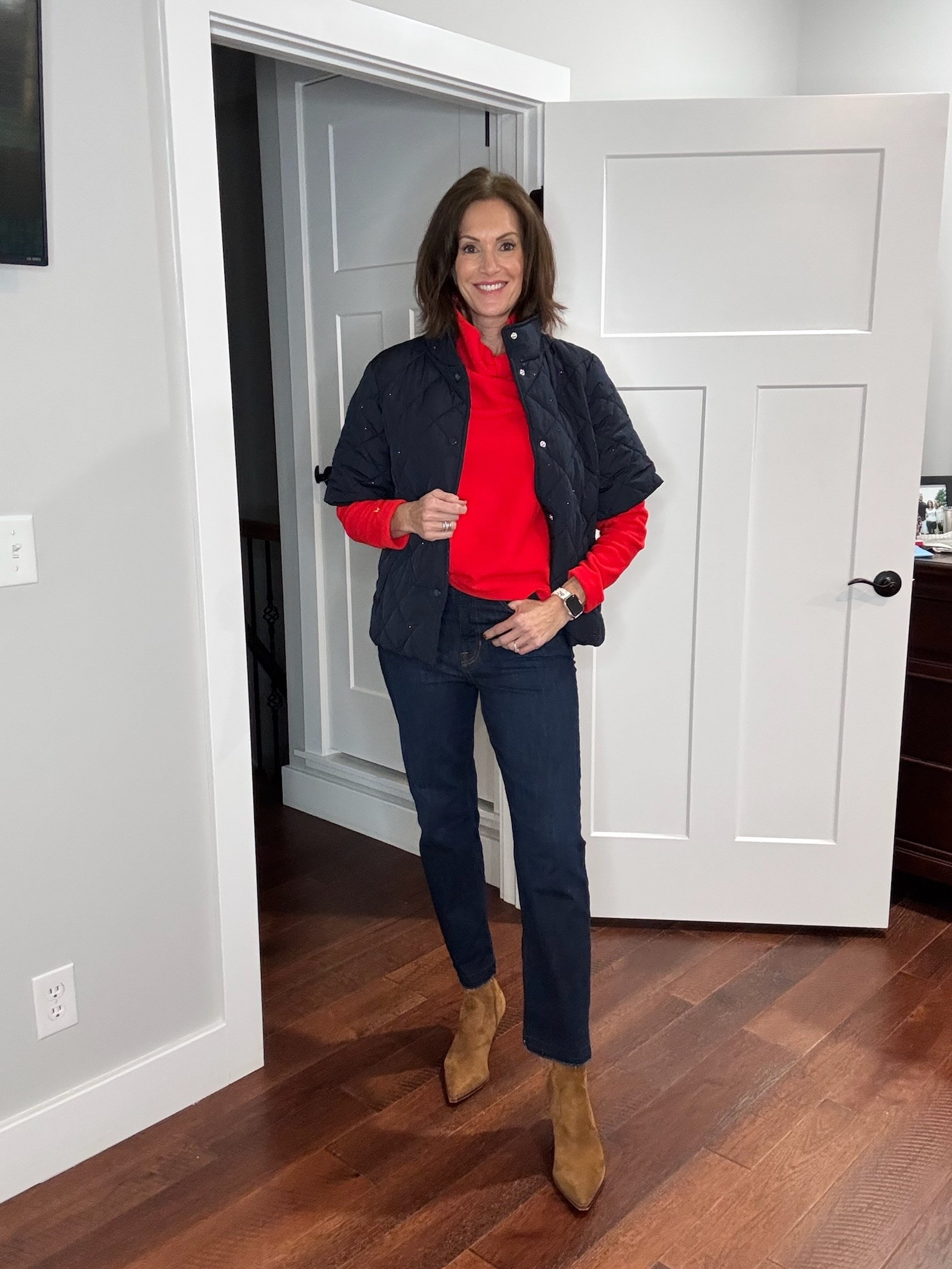 Cozy comfy outfit inspo! Top is a large, jeans are 10 tall, vest is a large

Women’s fashion, outfit inspo, outfit ideas, what to wear for, fashion over 40, fashion over 50, fall outfit ideas, winter fashion, winter styles, winter outfits, winter outfit inspo, holiday styles, holiday outfits, holiday outfit inspo, holiday fashion, trending fashion, chic style, new years outfit, New Year’s Eve outfit

 


#LTKHoliday #LTKootd #LTKOver40