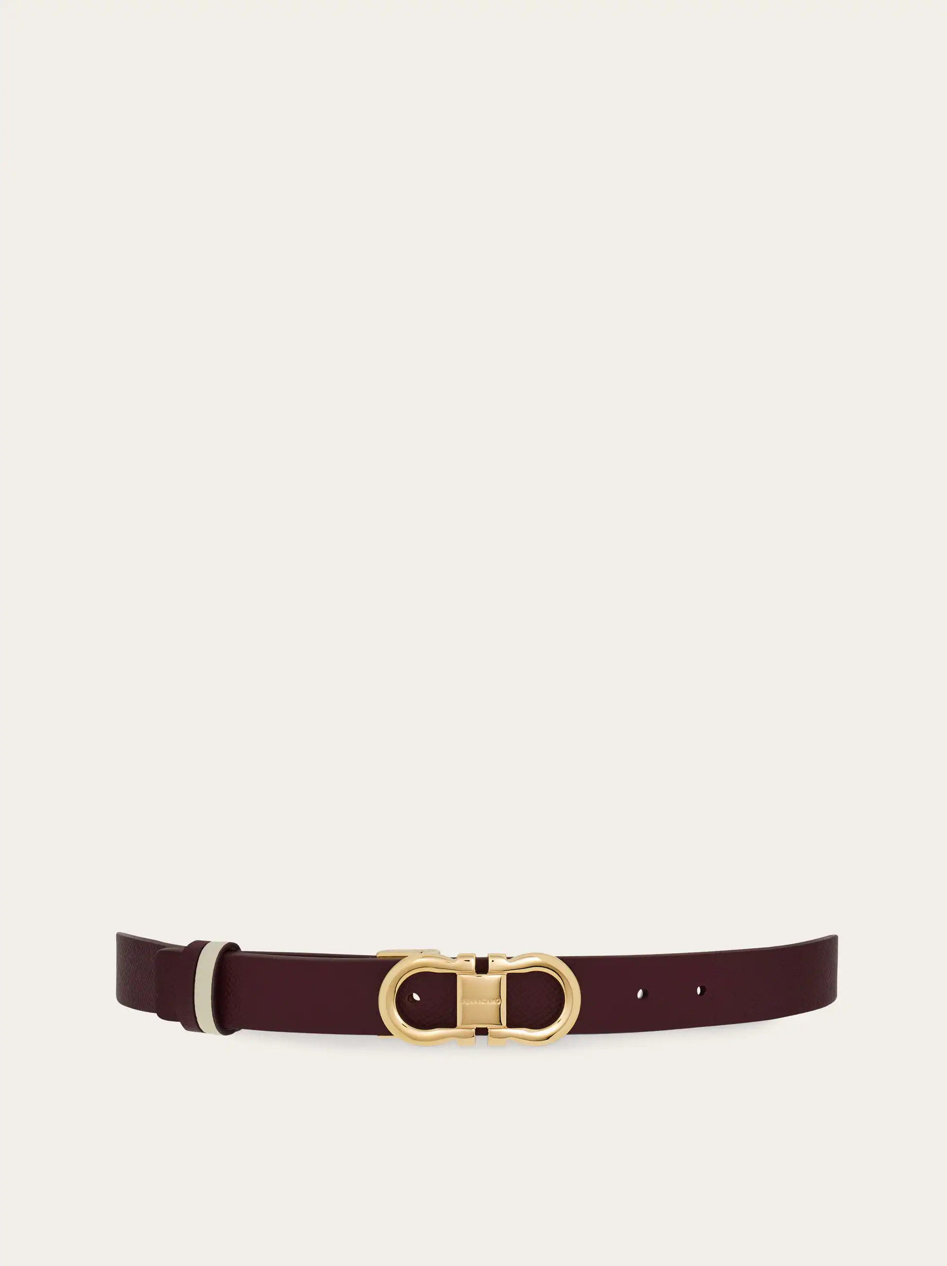 Ferragamo Women Reversible and adjustable Gancini belt Violet | Ferragamo