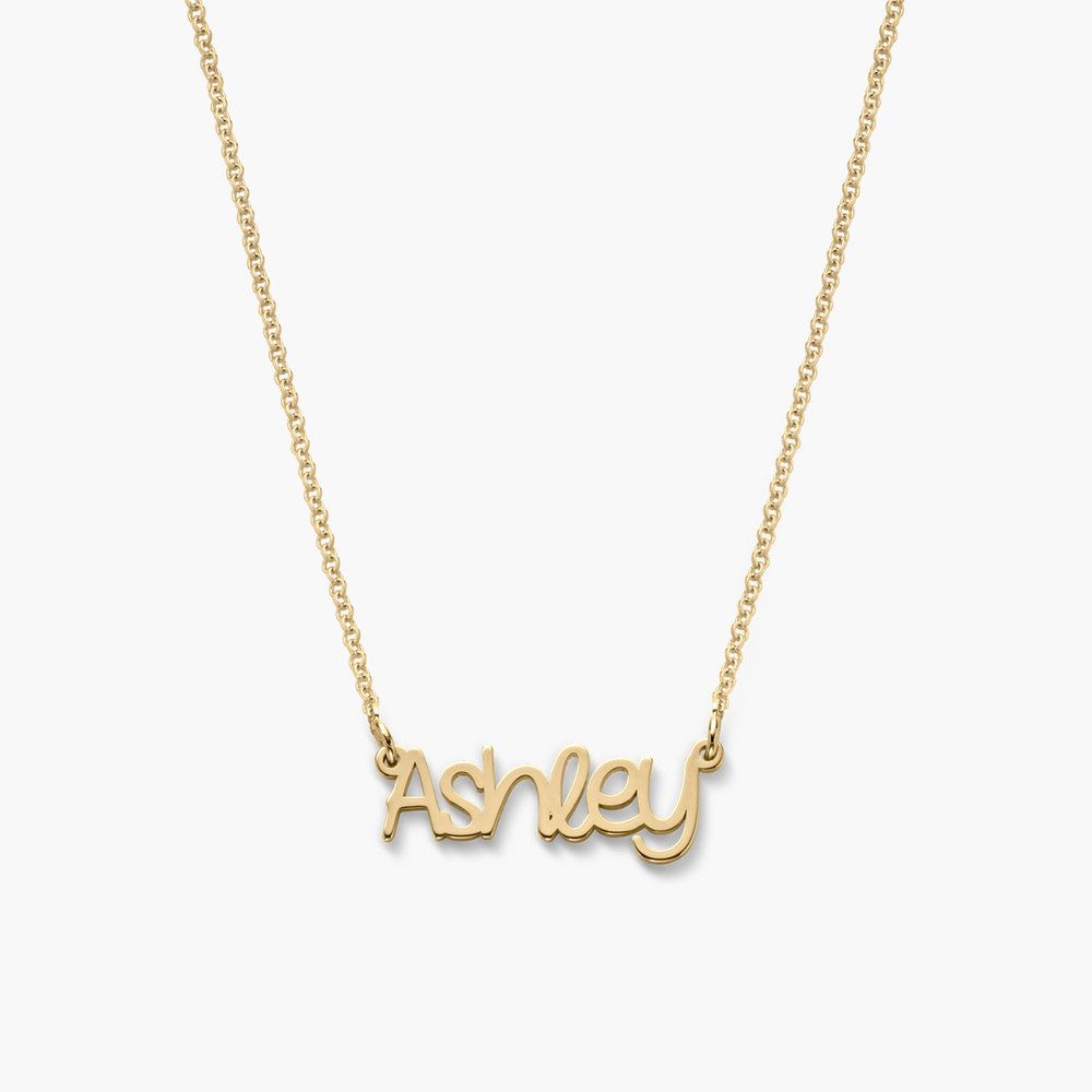 Pixie Name Necklace - Gold Plated | Oak & Luna (US)