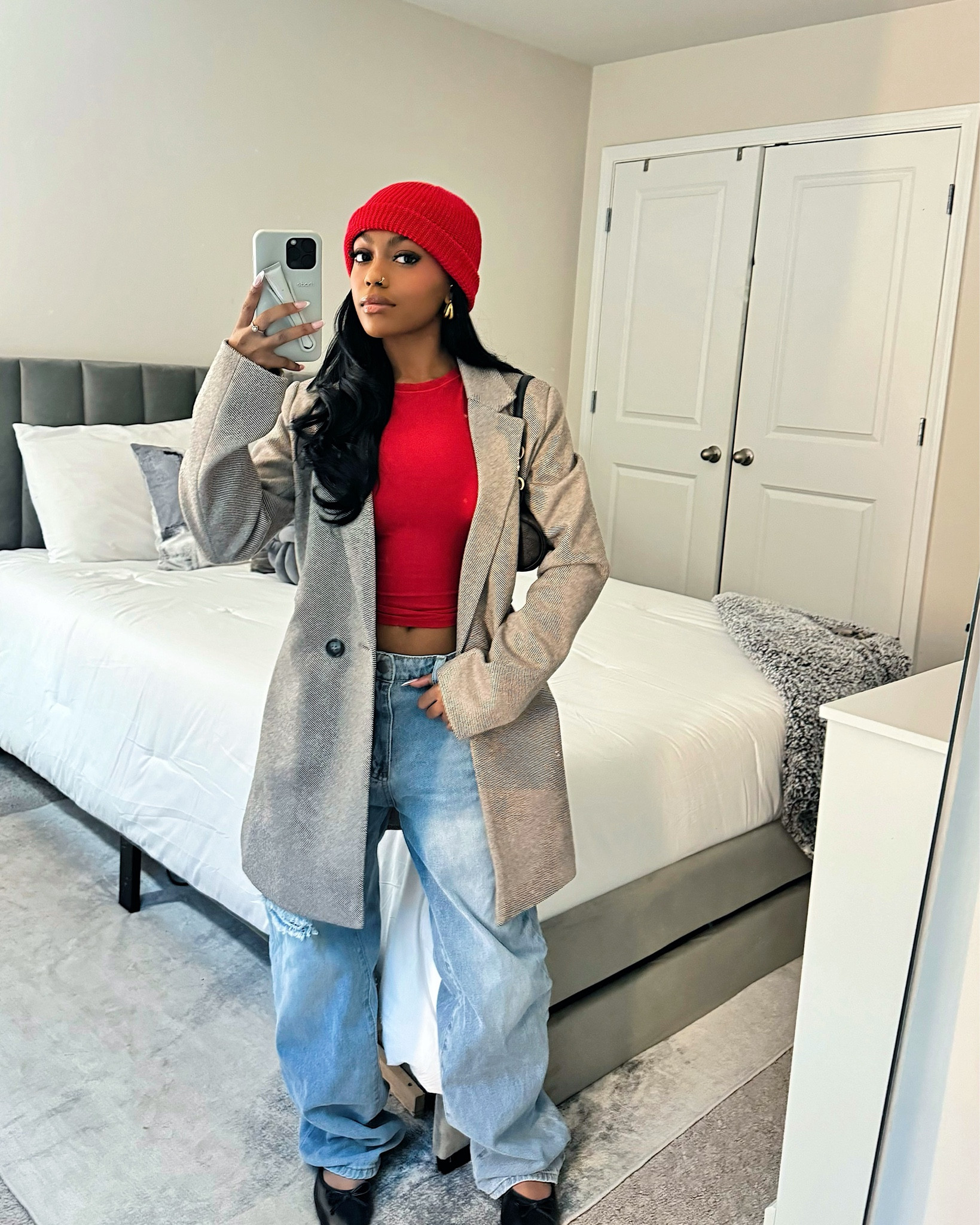 Fall Outfit Inspo | Red Fall Outfits | Beanie Outfit Ideas

#LTKStyleTip
