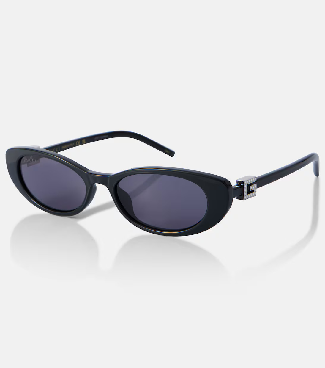 Cat-Eye-Sonnenbrille mit Kristallen | Mytheresa (DACH)