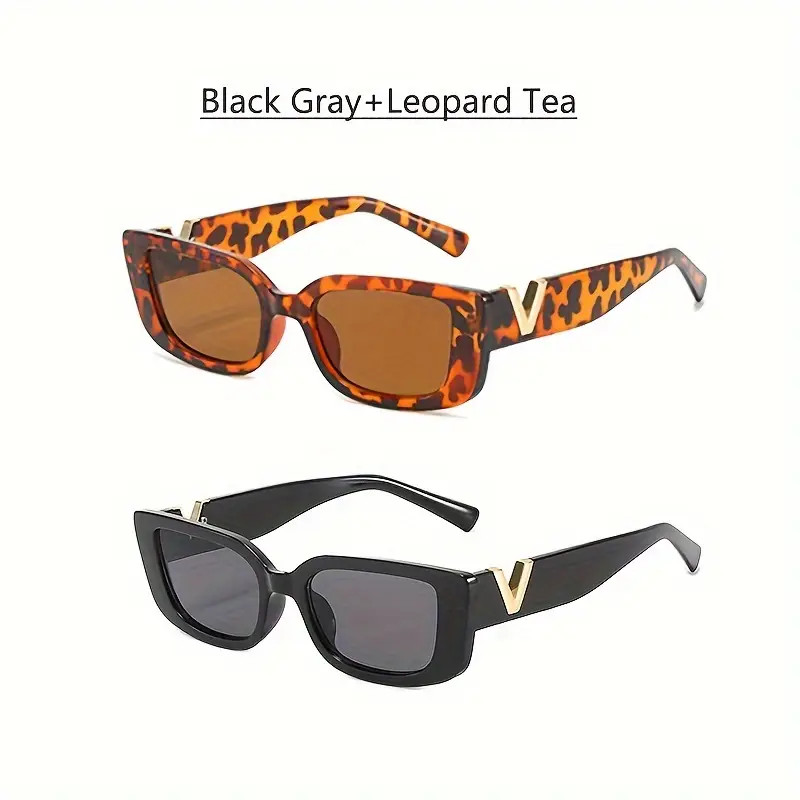 V Letter Sunglasses Women Men Square Small Frame Eyewear - Temu | Temu Affiliate Program