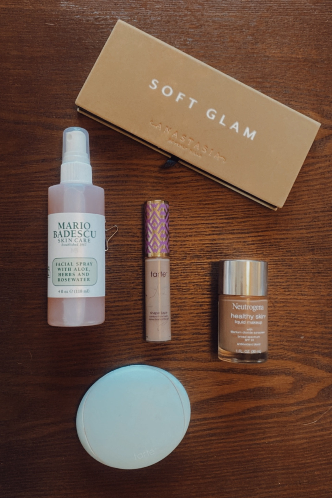 5 Products I Used Today:

- Anastasia Soft Glam Palette
- Mario Badescu Rose Facial Spray 🌟
- Tarte Shape Tape
- Neutrogena Healthy Skin Foundation
- Tarte Breezy Cream Bronzer 🌟

#motd #beautyfaves

#LTKSeasonal #LTKfindsunder50 #LTKbeauty