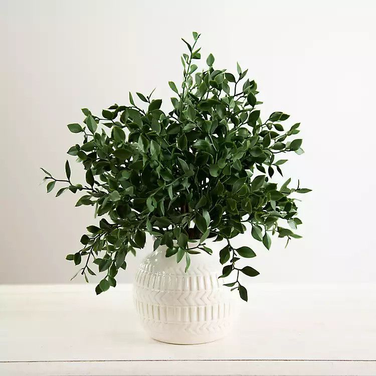 Potted Greenery Mix Arrangement, 15 in. | Kirkland's Home