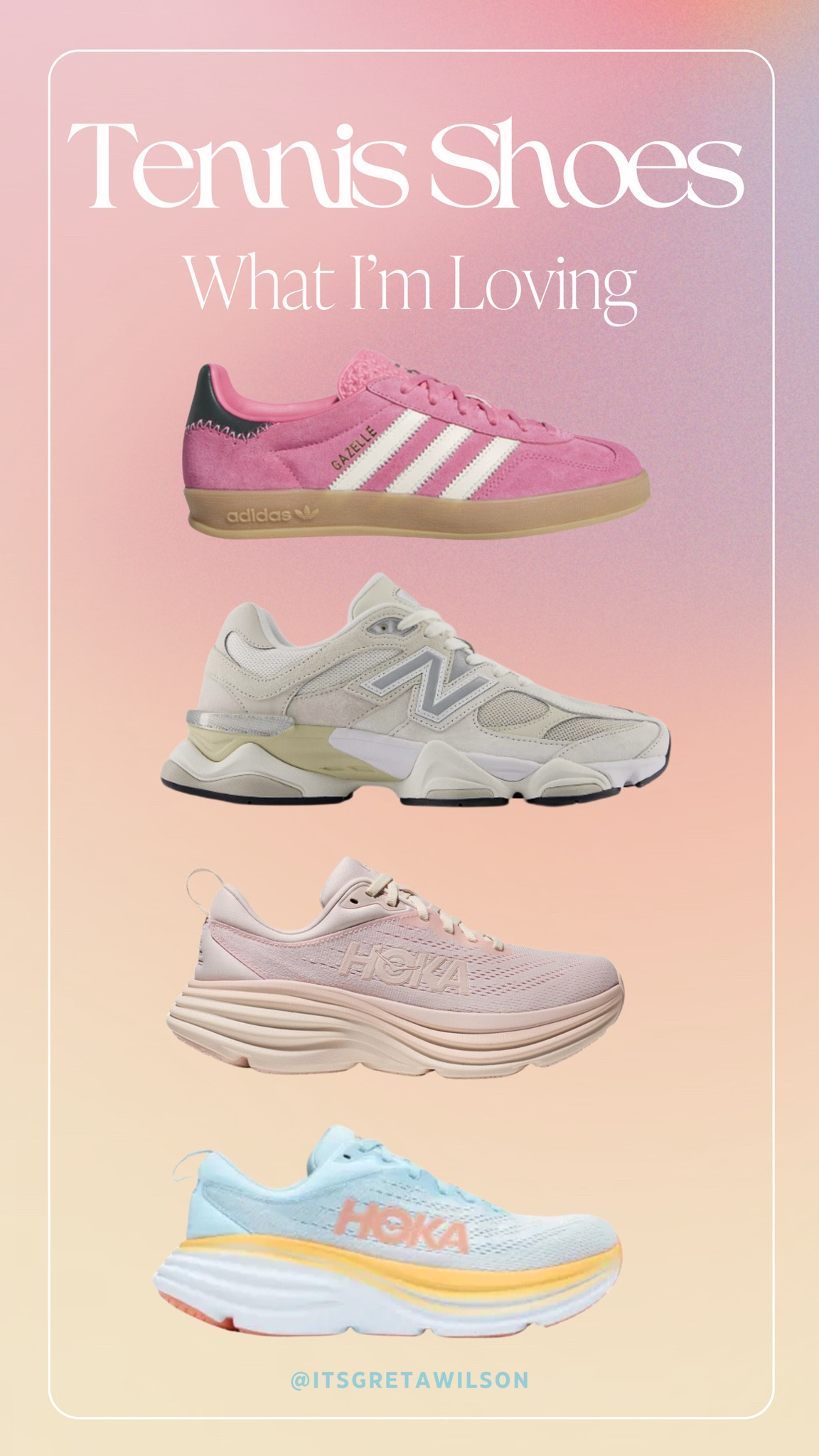 Tennis shoes that I’m currently loving 💓 