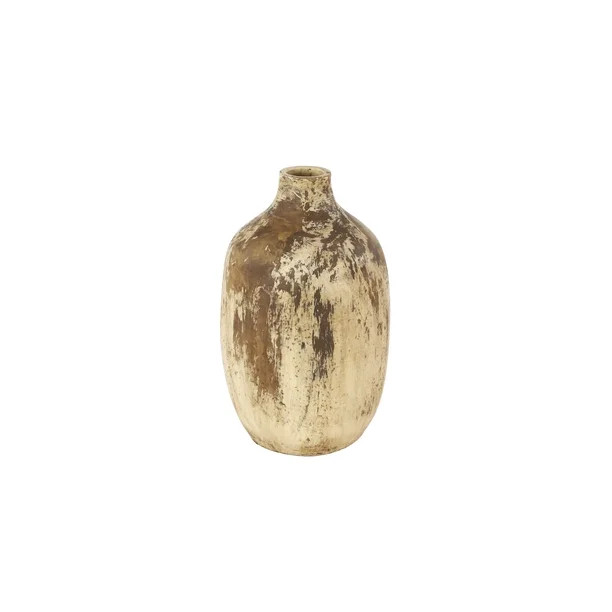 DecMode 10"W, 17"H Terracotta Farmhouse Vase, Beige, 1 - Piece - Walmart.com | Walmart (US)