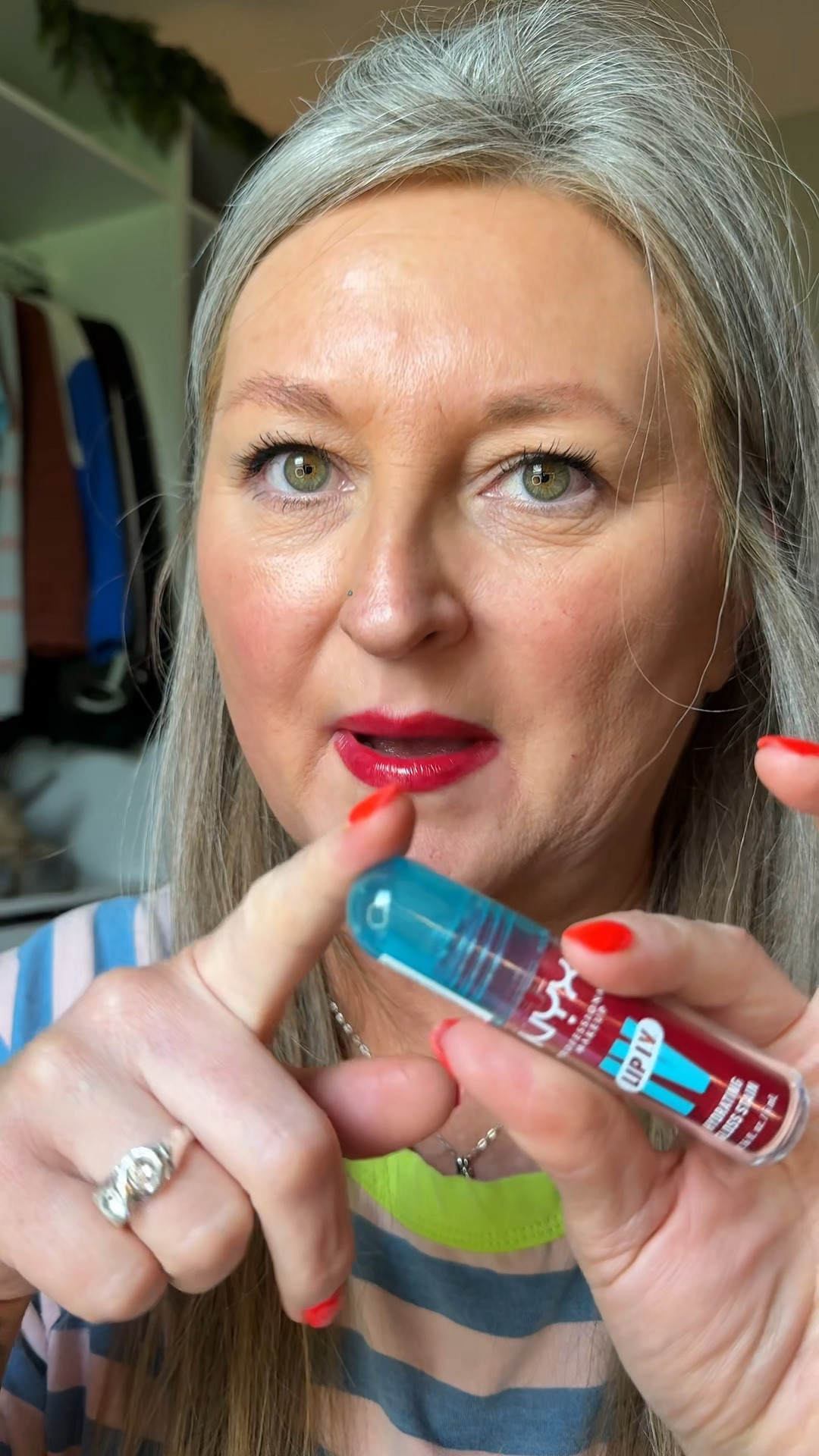 NYX Lip IV might officially have me entering my red lip era ❤️

This is Cherry Drenched, one of the brand new shades, and I’m obsessed. It goes on super glossy and juicy, then fades into the prettiest lip stain so you still have color even after the shine wears down. Today I’m swatching all four new shades, but Cherry Drenched might just be the one.



#LTKBeauty #LTKselfcare #LTKOver40